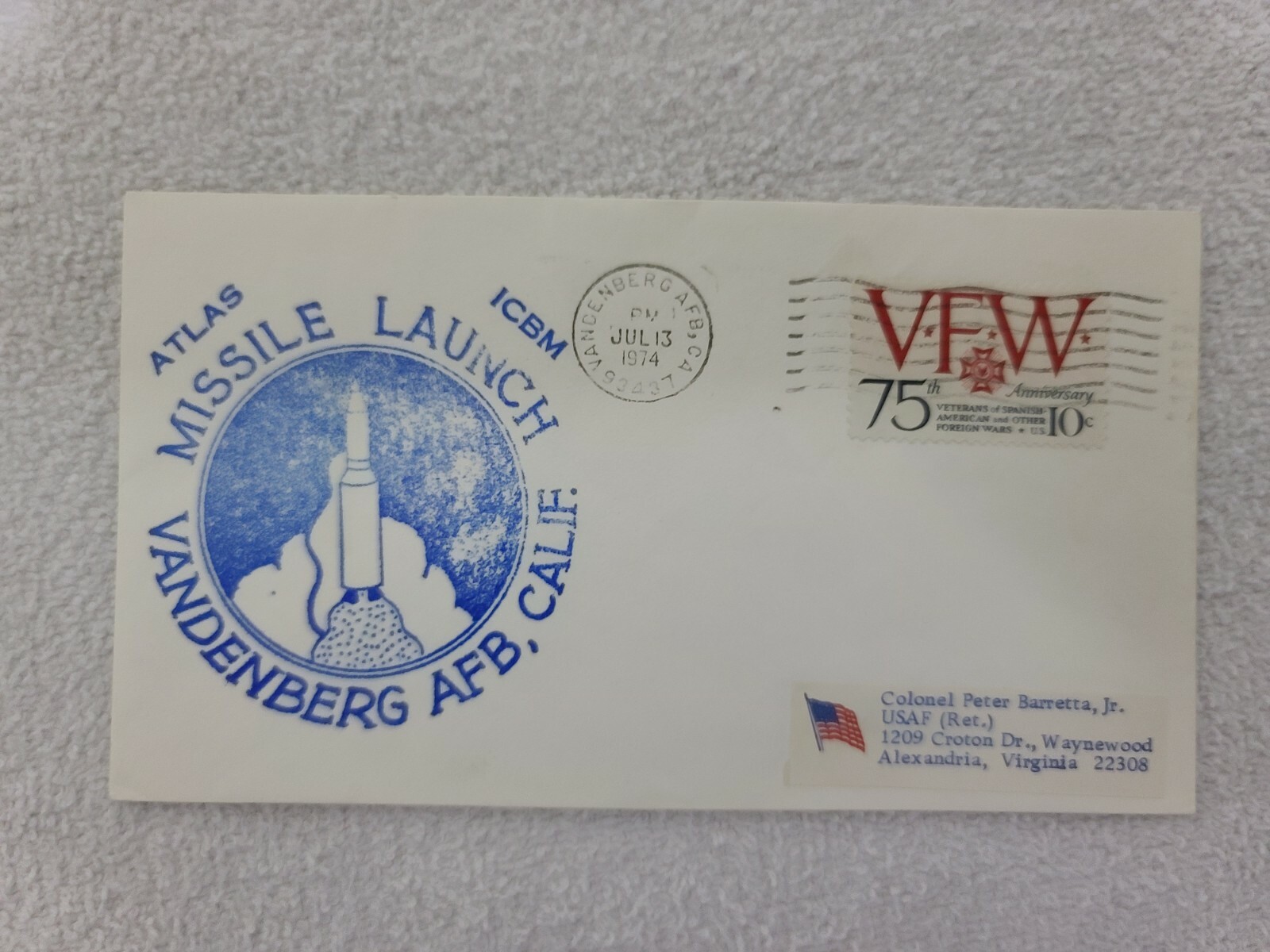MISSILE LAUNCH VANDENBERG AFB, CALIF. NTS 1 (P73-3) 07/13/74 | Space Cover