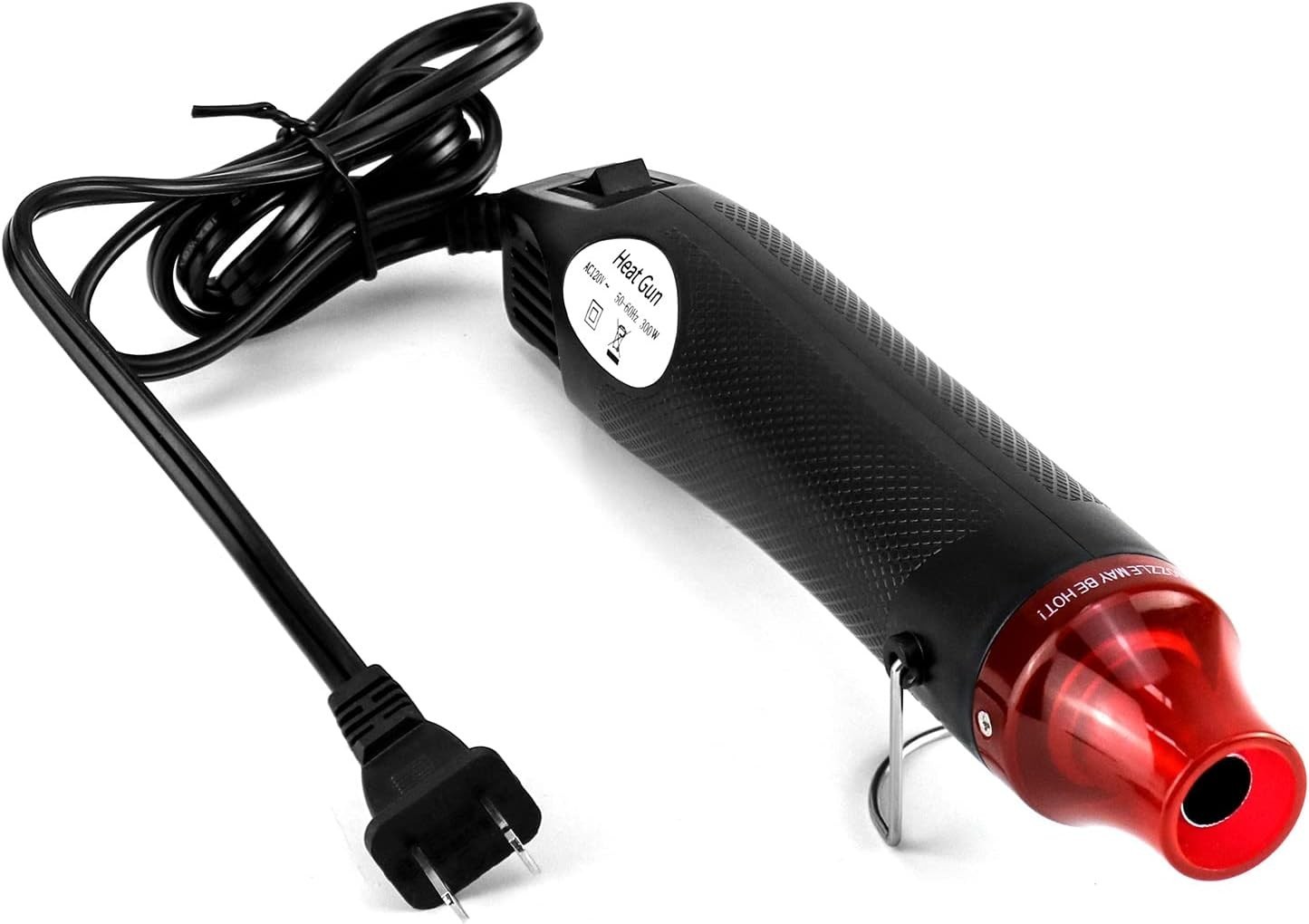 Versatile Mini Heat Gun with Retractable Stand - Ideal for Shrink Tubing & More