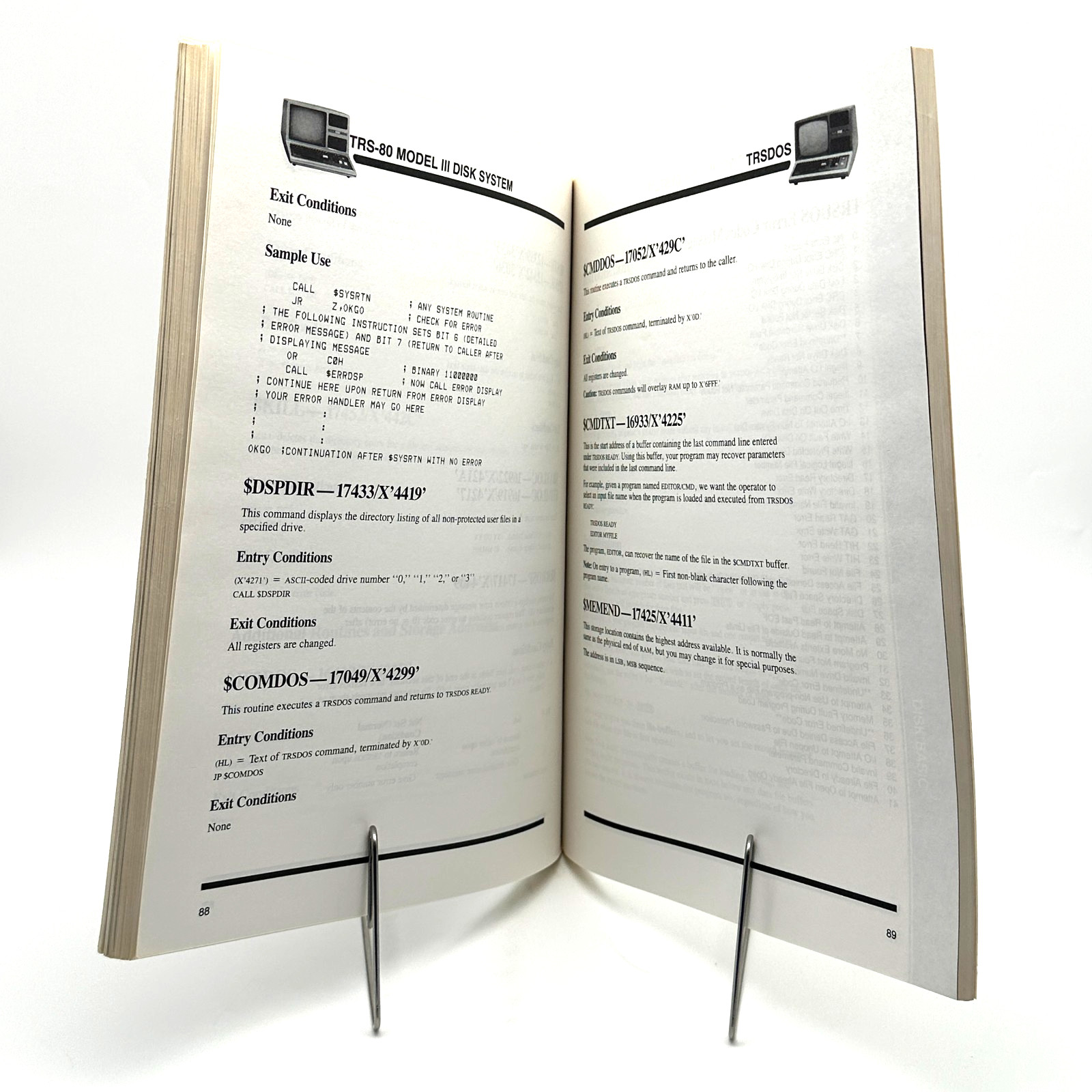 TRS 80 Model III Disk System Owners Manual TRSDOS Disk BASIC Radio Shack