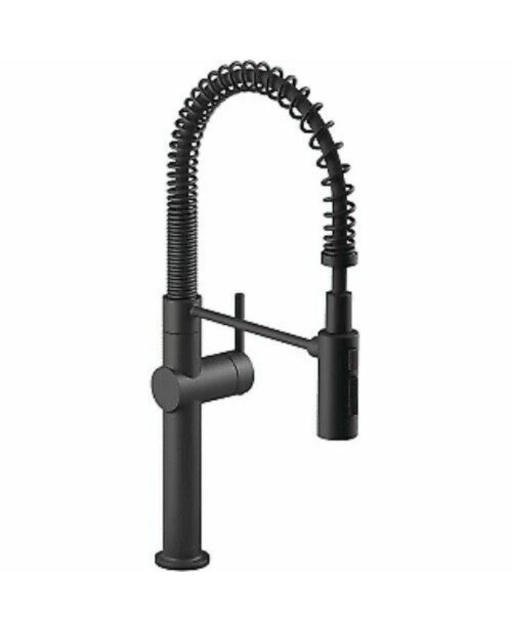 Kohler Crue K-22973-BL Kitchen Faucet Matte Black 3-Function Sprayhead