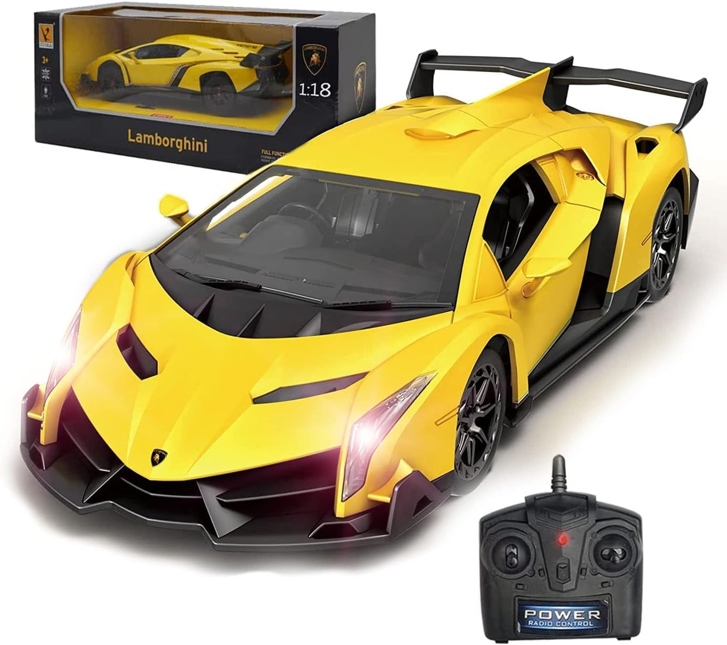 Remote Control Car RC Cars Racing Car 1:18 Licensed Toy RC Car Compatible with L
