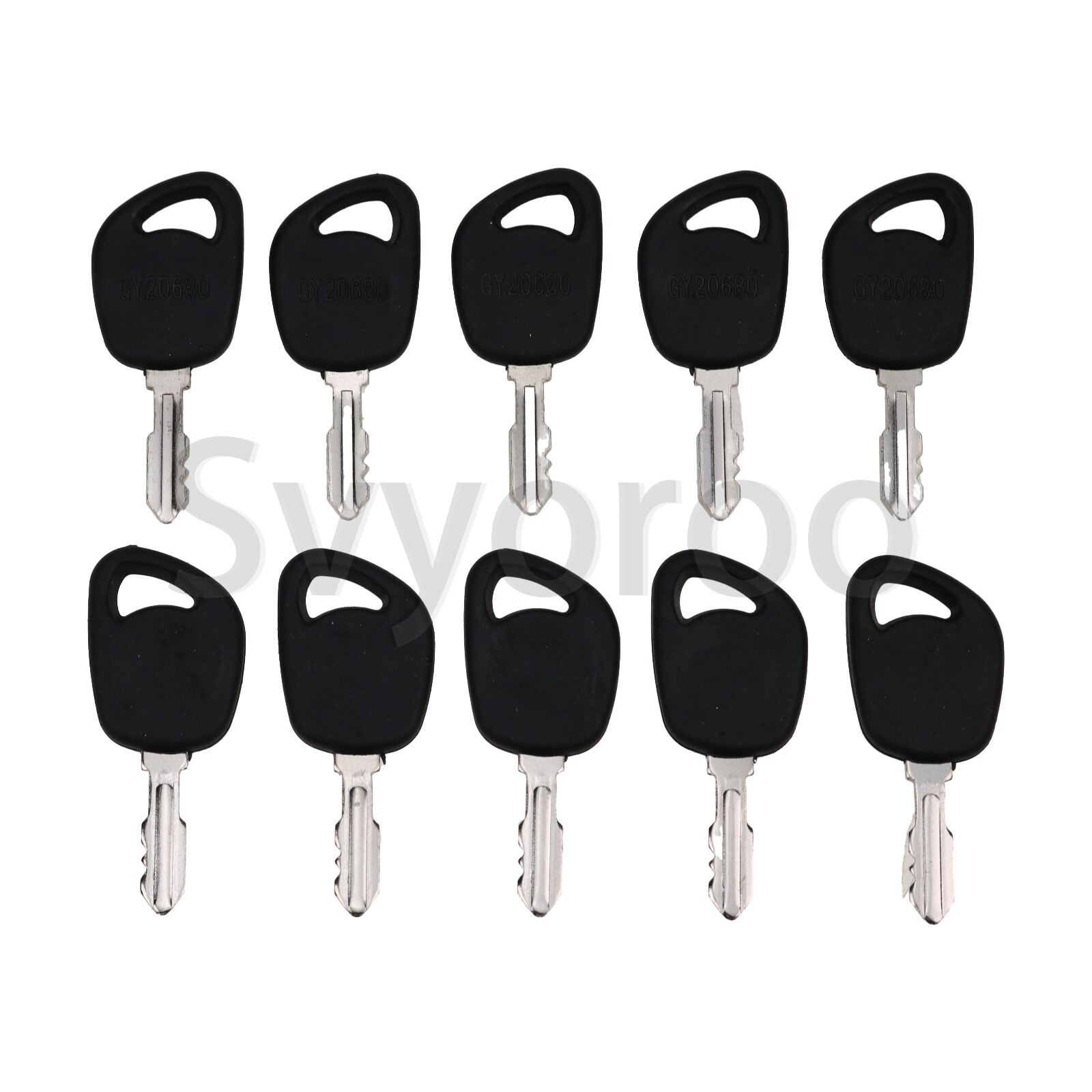 10X Ignition Keys GY20680 - For John Deere