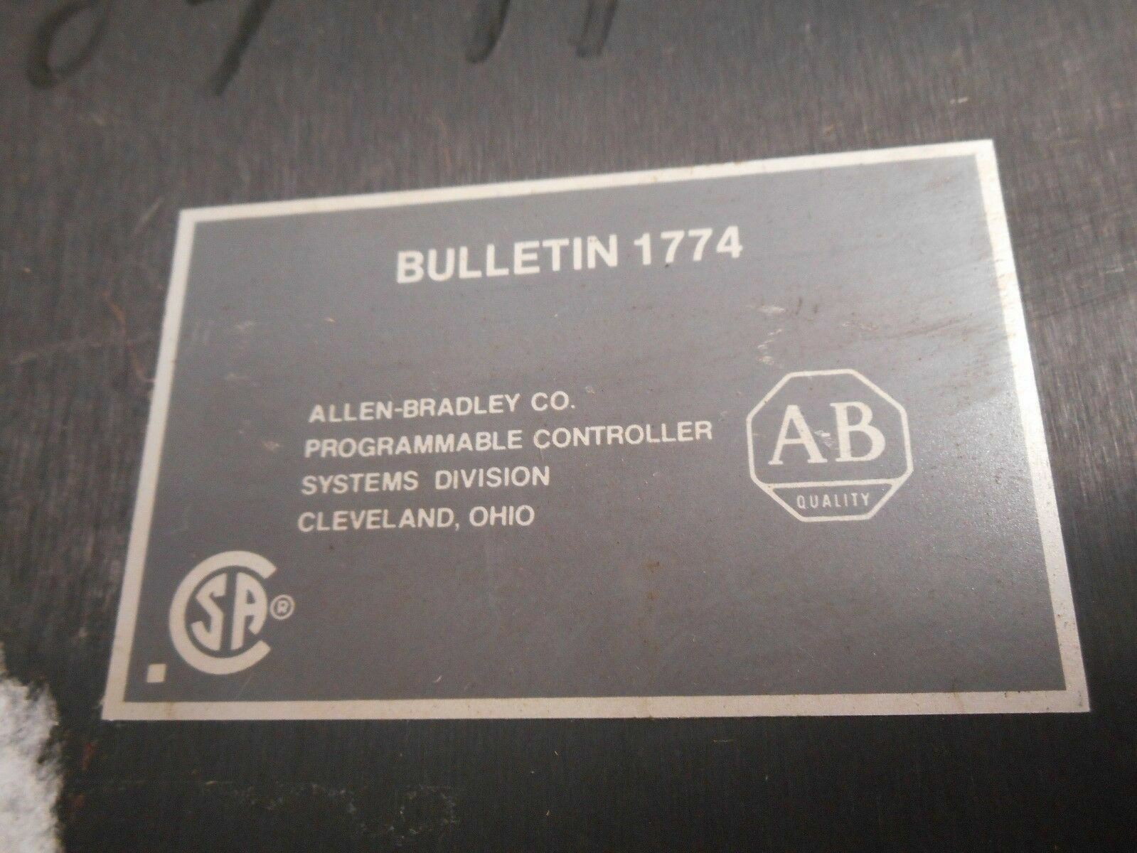 Allen Bradley 1774-MA Memory Module