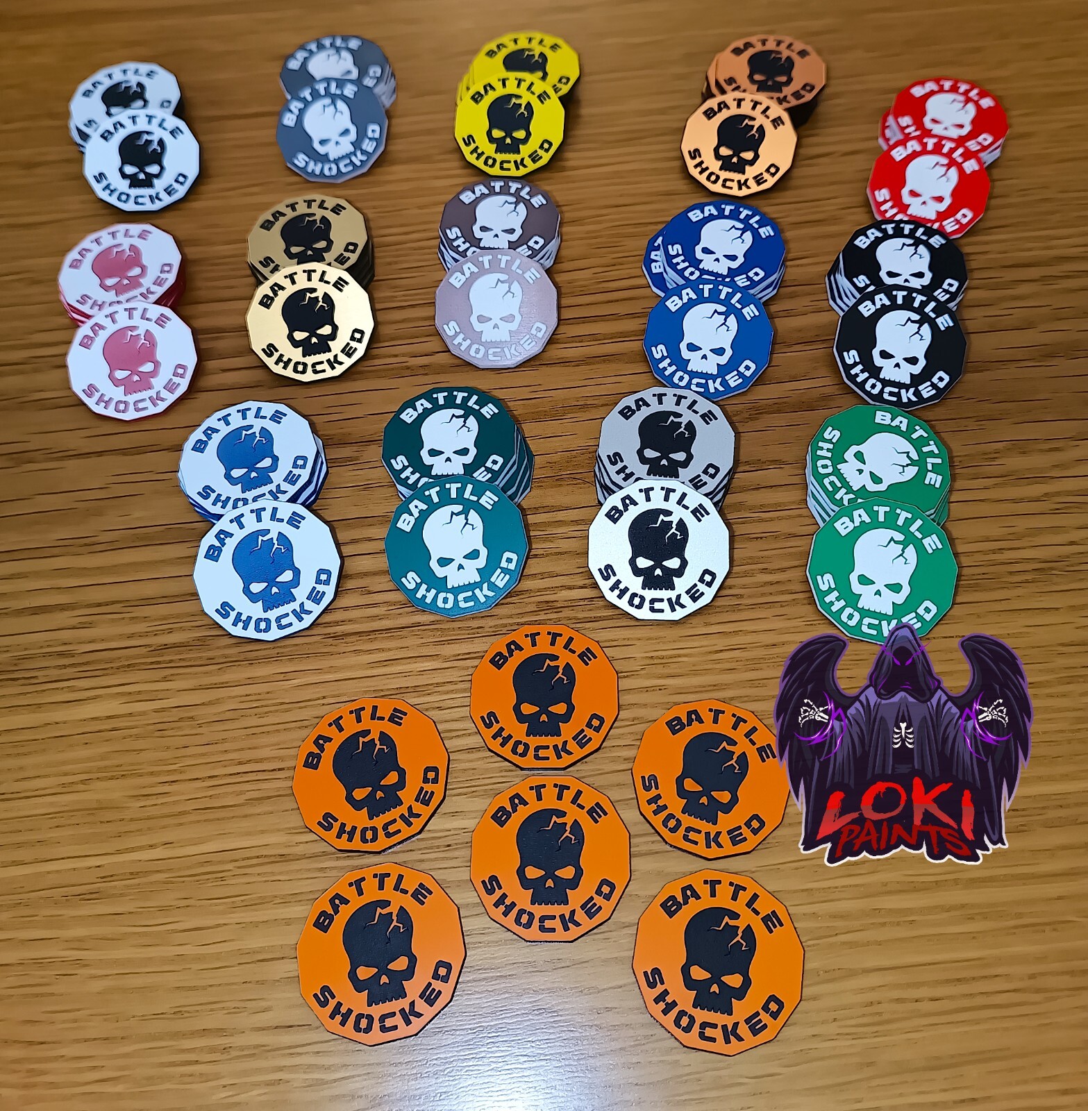 Battleshock Tokens for warhammer 40k