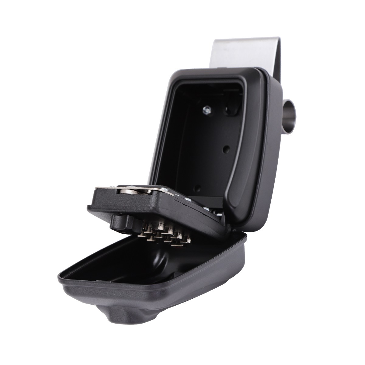 Car Lock Box Punch Button Window Mount Key Safe Box Storage Portable for Turbo
