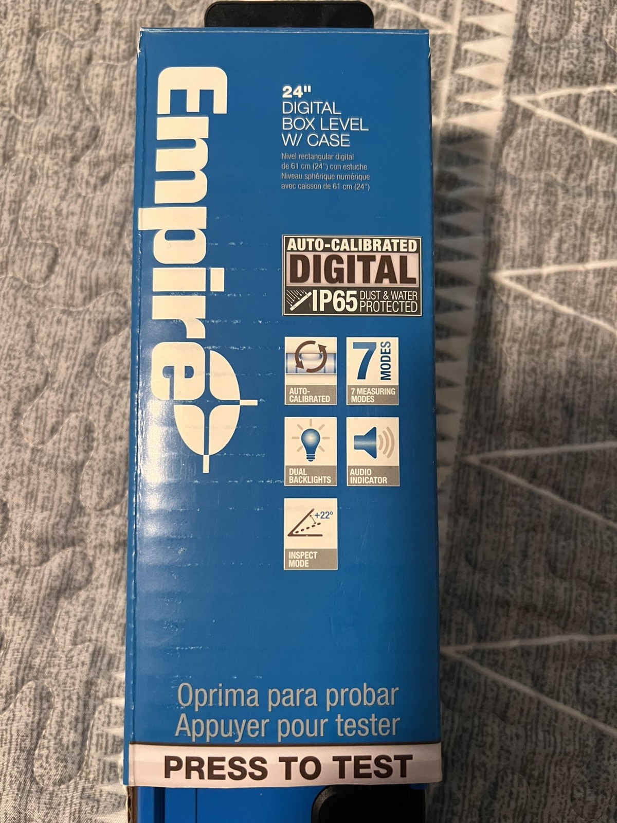 Empire Level e105.24 24" True Blue Digital Box Level with Case