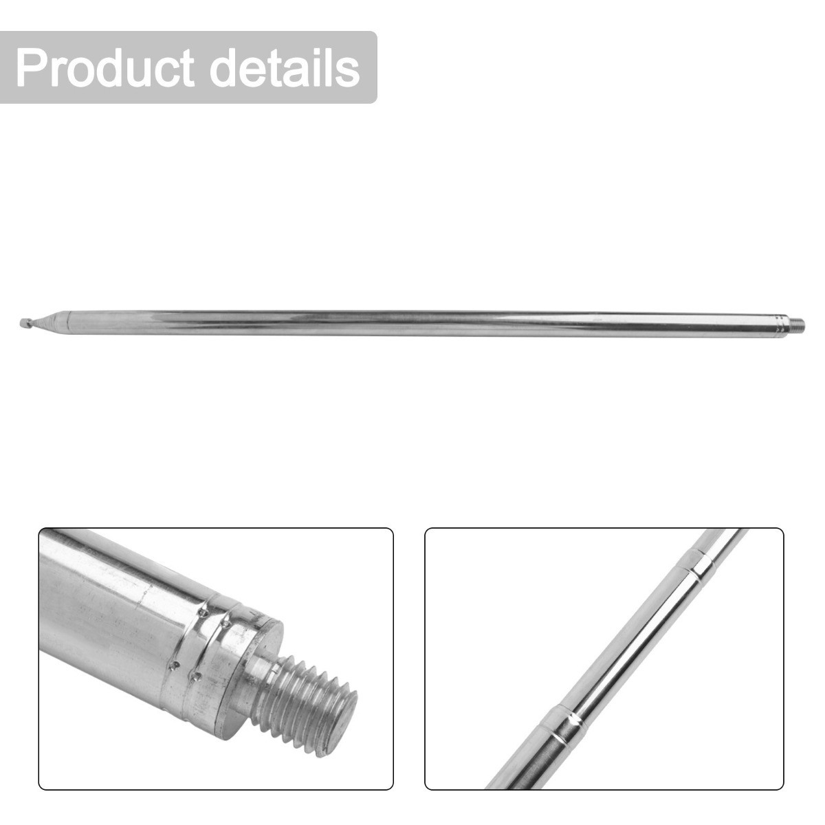 For Ham Radio Users To DIY Shortwave Antenna 5.6M/18.4FT-GP Telescopic Antenna