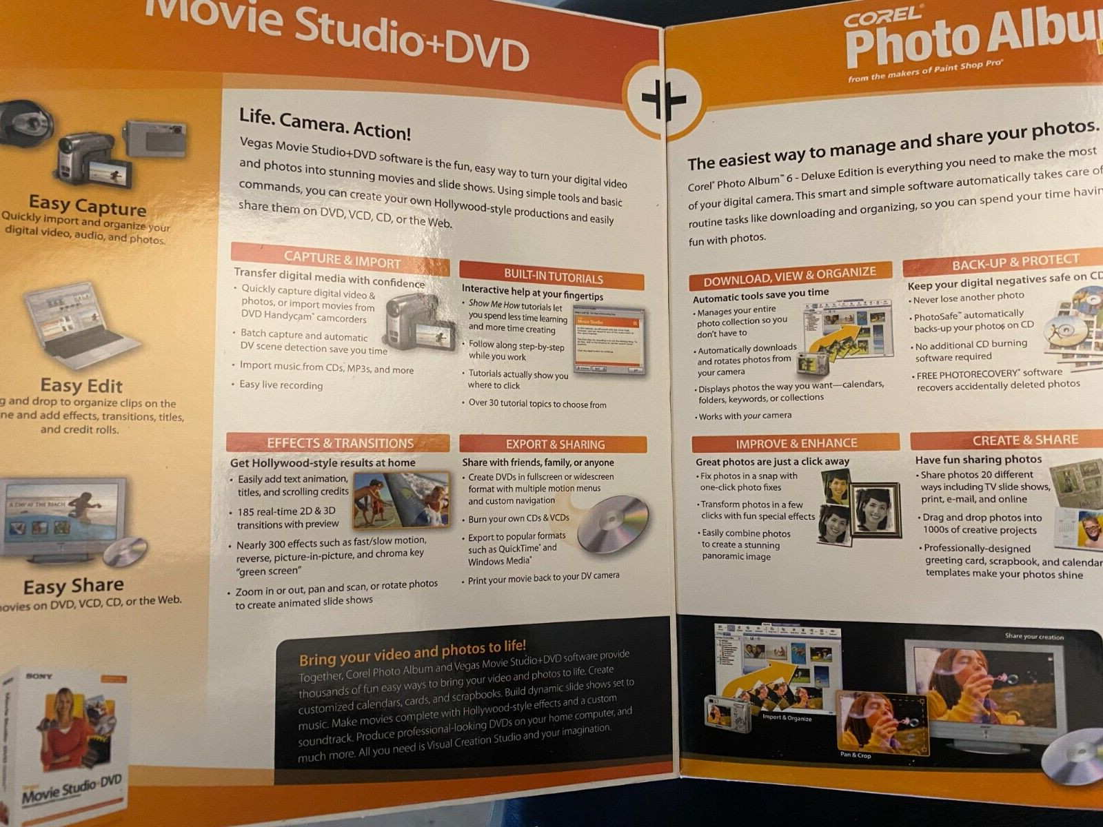 Sony Corel Visual Creation Studio SOFTWARE BRAND NEW FREE SHIPPING!!