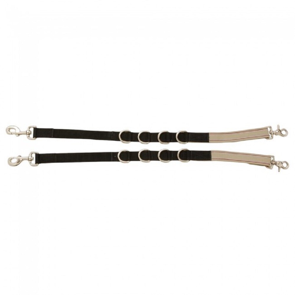 New! Mini size Adjustable WEB SIDE REINS w/ Dee rings Reinforced snap ends