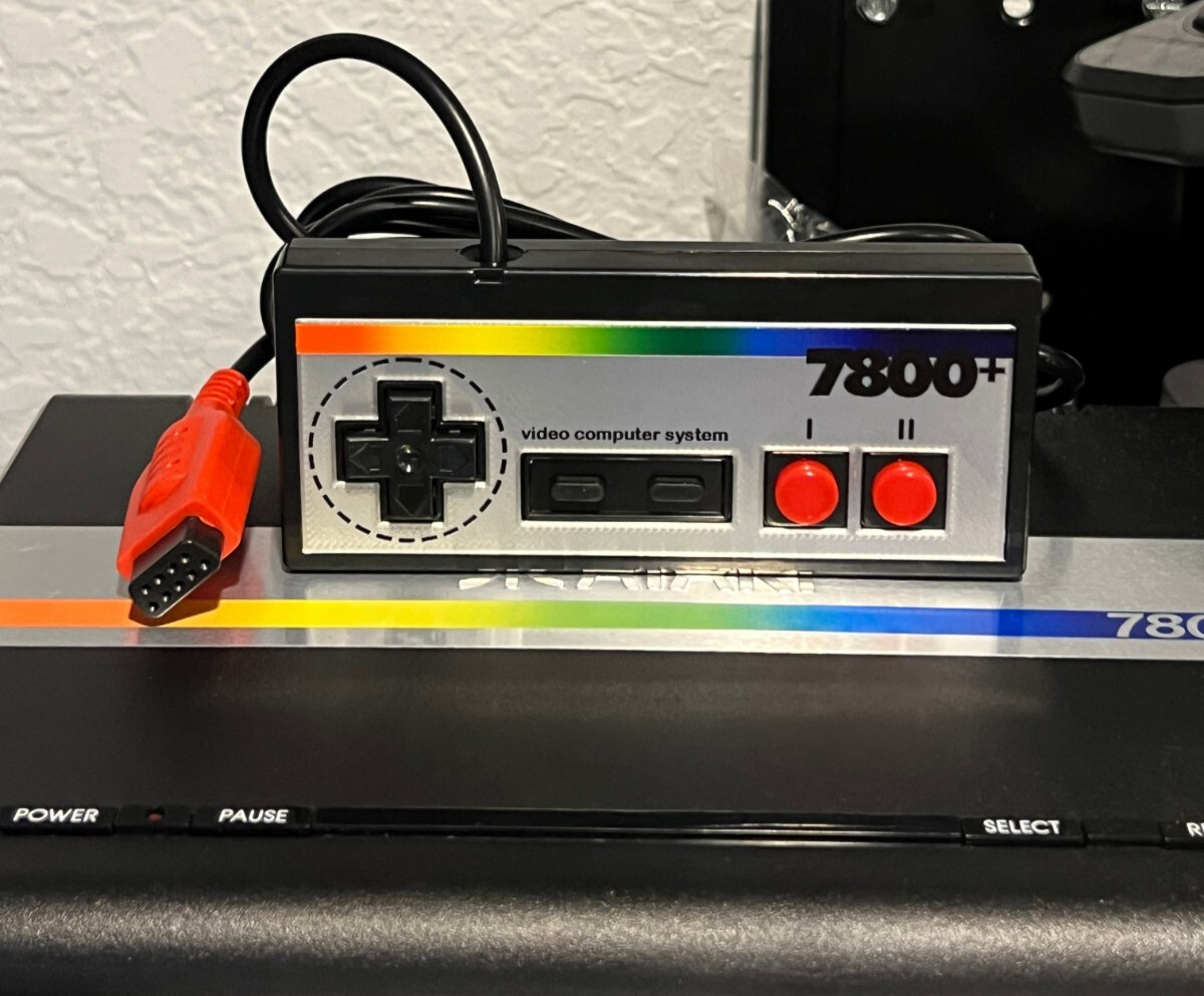 Atari 7800+ 7800 2600 Controller Control Pad Gamepad Joystick CX78 "Metallic"