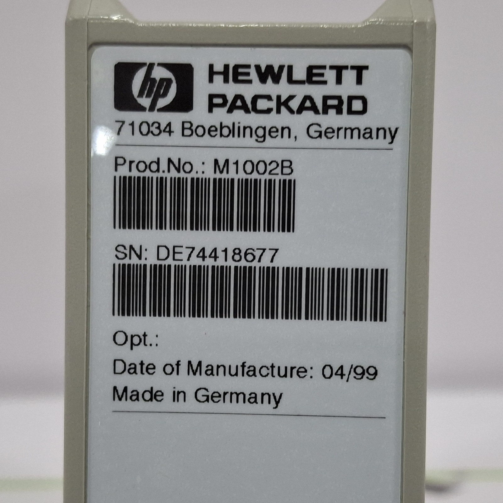 Philips M1002B ECG/Resp Single Parameter Module