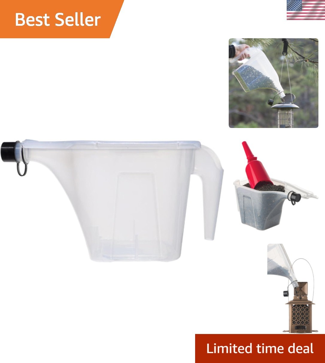 3-in-1 Super Tote, 5 lb Capacity Container | Easy Grip Handle & Stackable Des...