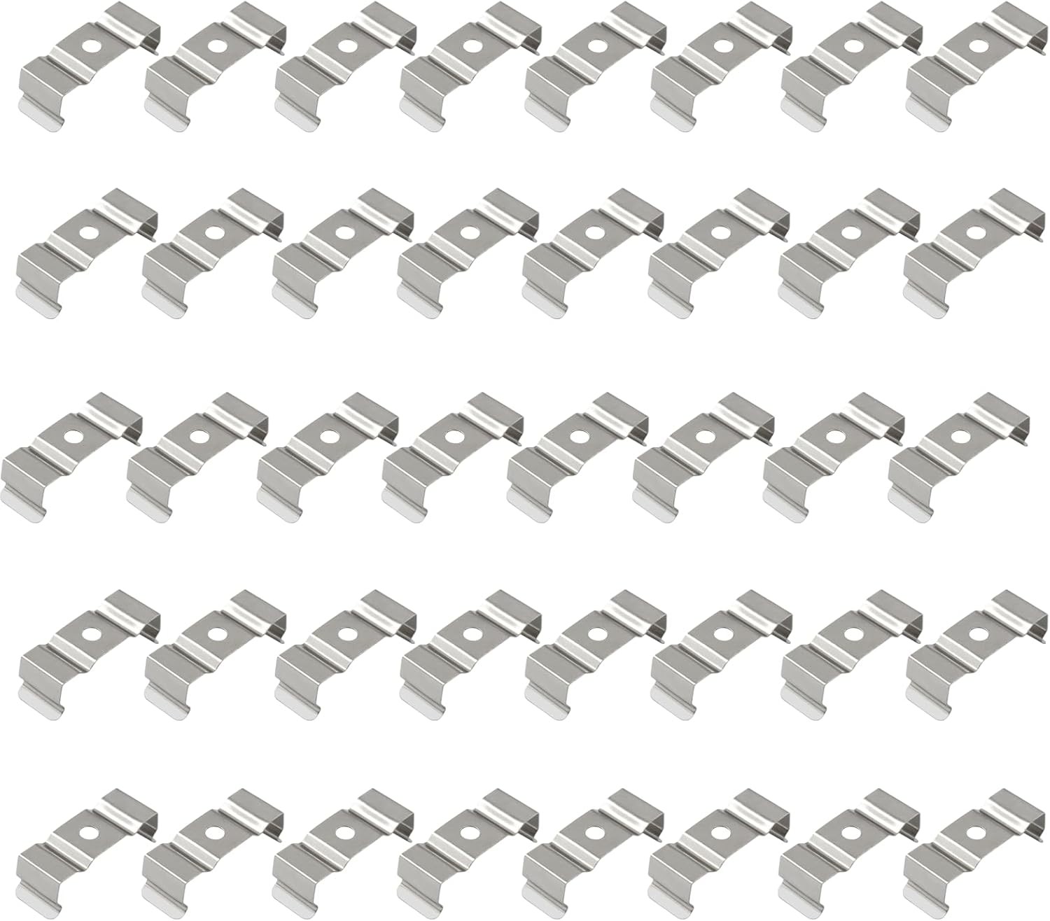 T8 LED Light Fixture Clips - Bracket Hanger for Integrated Tube Lighting