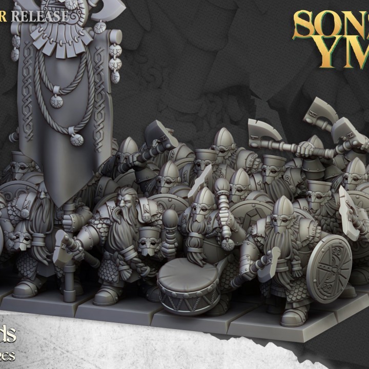 x10 Sons of Ymir - Huscarls - Highland Miniatures 28mm