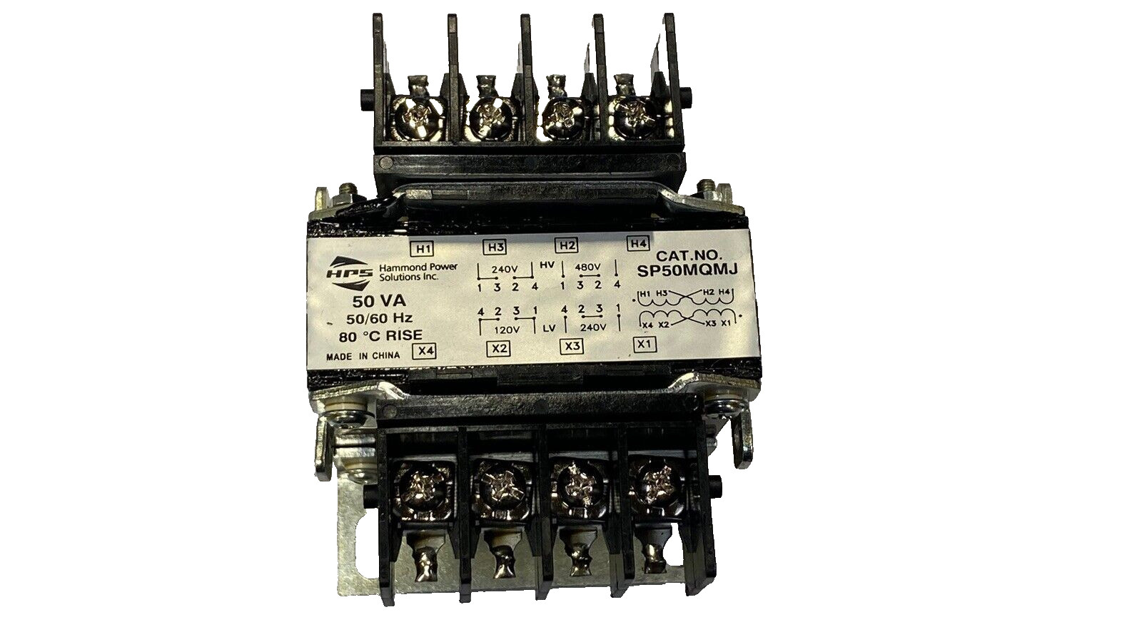 SP50MQMJ, HAMMOND POWER SOLUTIONS  1‑phase, 50/60Hz Transformer (NEW)