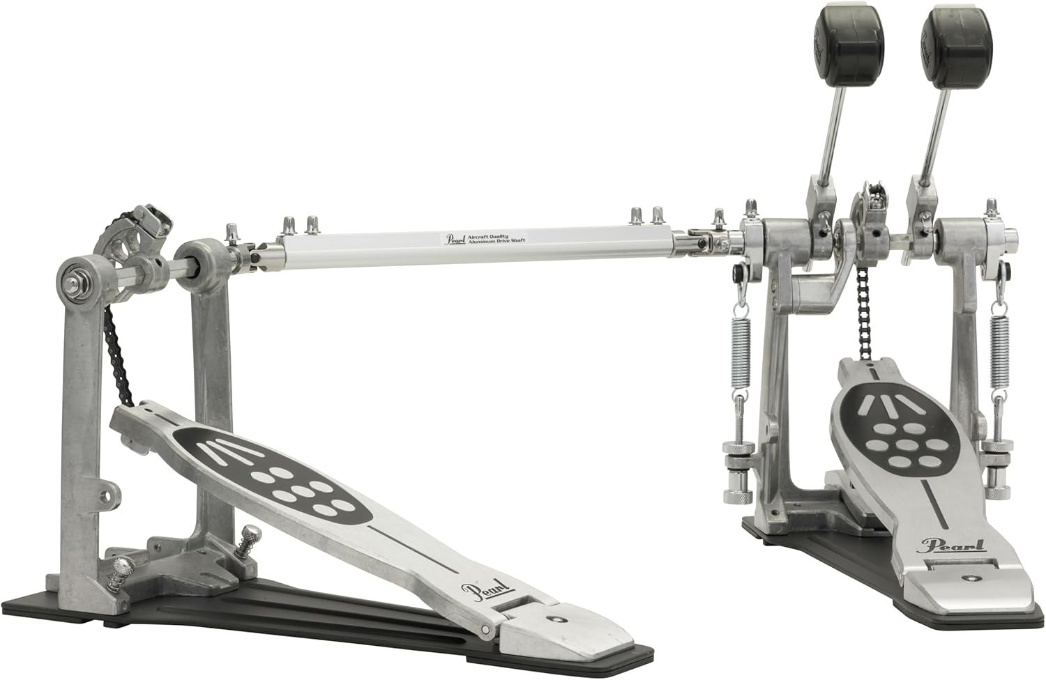 Pearl P-922 Drum Twin Pedal Redline Style Silver New