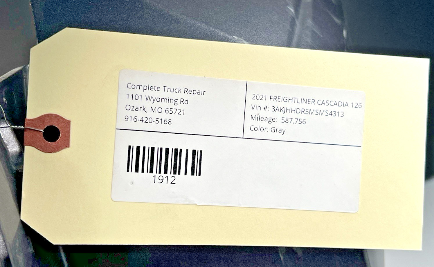 2016-2027 Freightliner Cascadia Cowl Panel Left LH Driver Side Gray *1912*