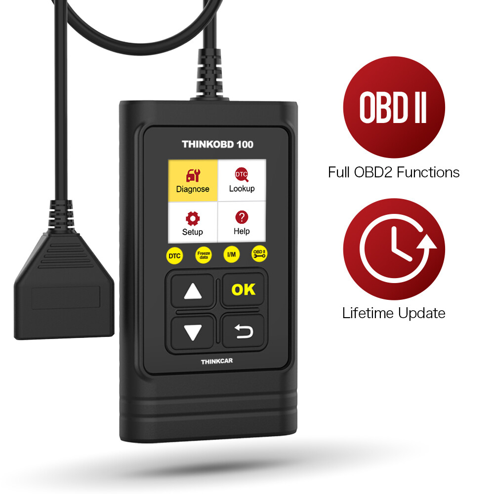 2024 ThinkOBD 100 OBD2 Scanner Car Engine Fault Code Reader Diagnostic Scan Tool