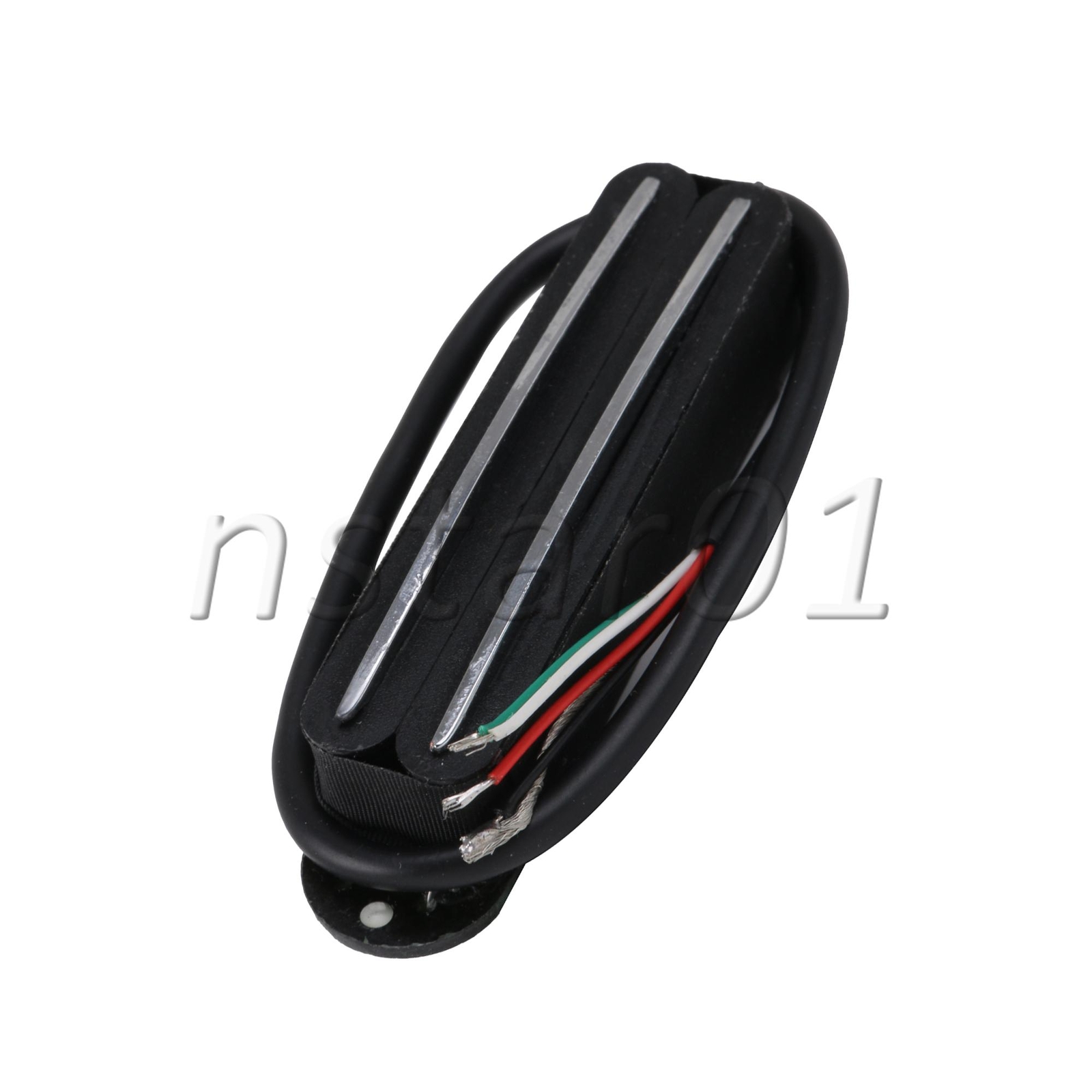 Guitar Pickup Replacement Ceramic Magnet with Screwdriver Screw Set of 2 Black