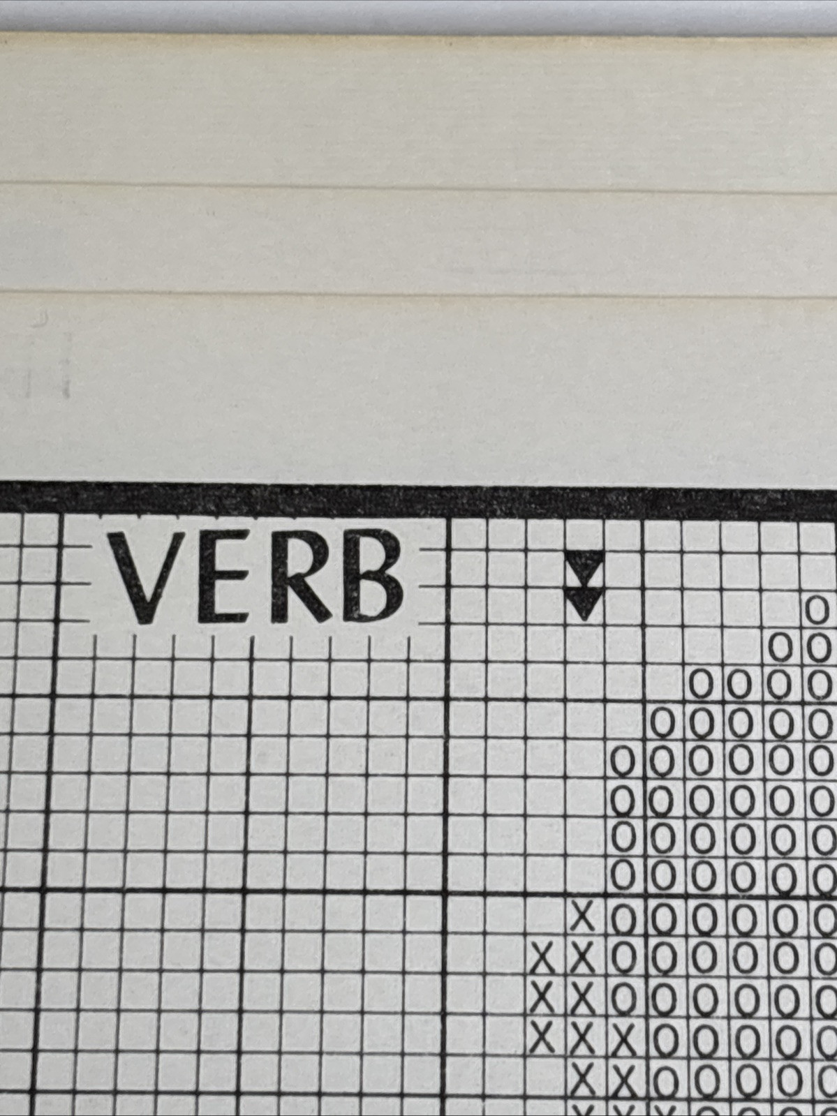 June Grigg Graphs for Grammar Book 16 Cross Stitch Pattern