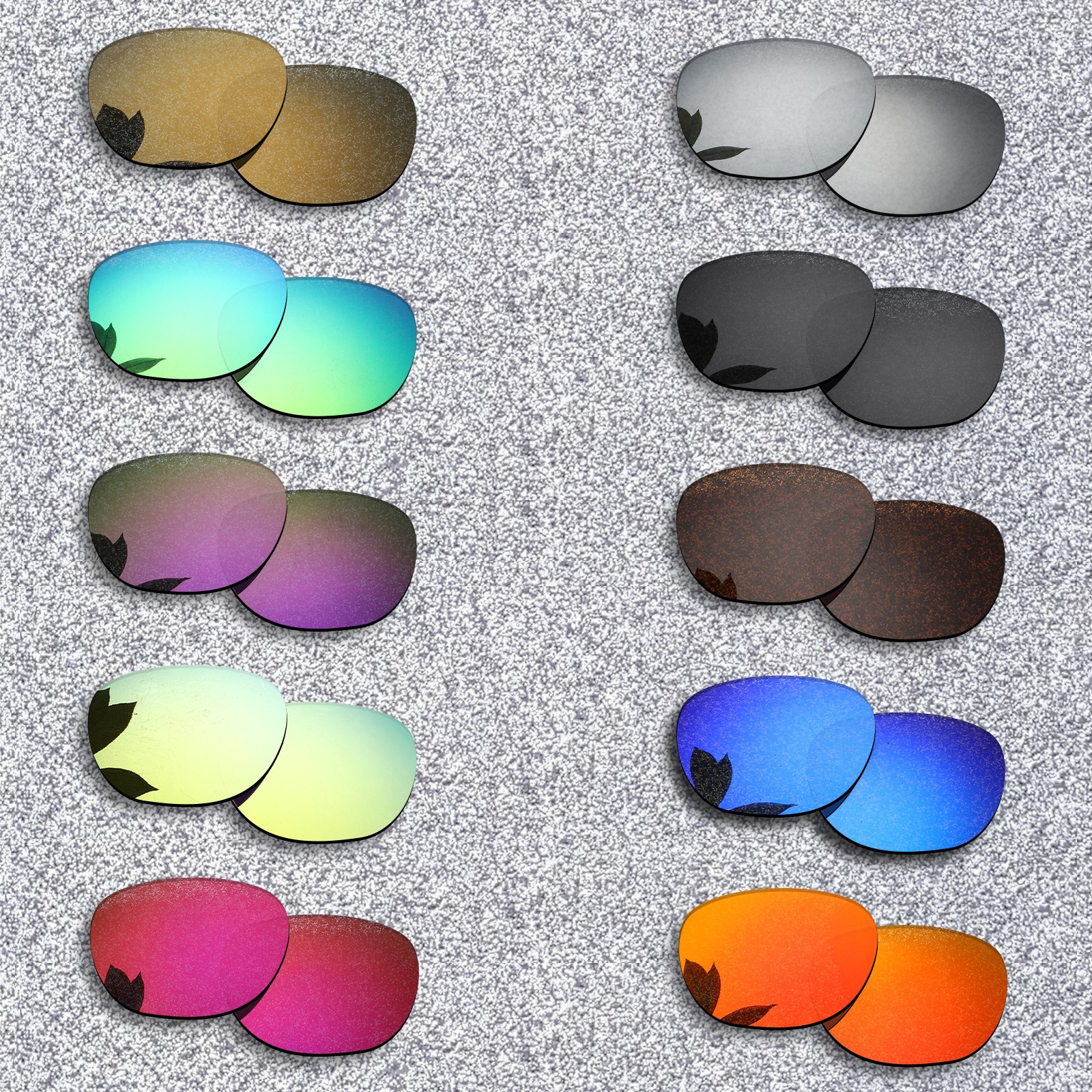 Polarized Replacement Lenses Compatible with RayBan New Wayfarer RB2132 58mm