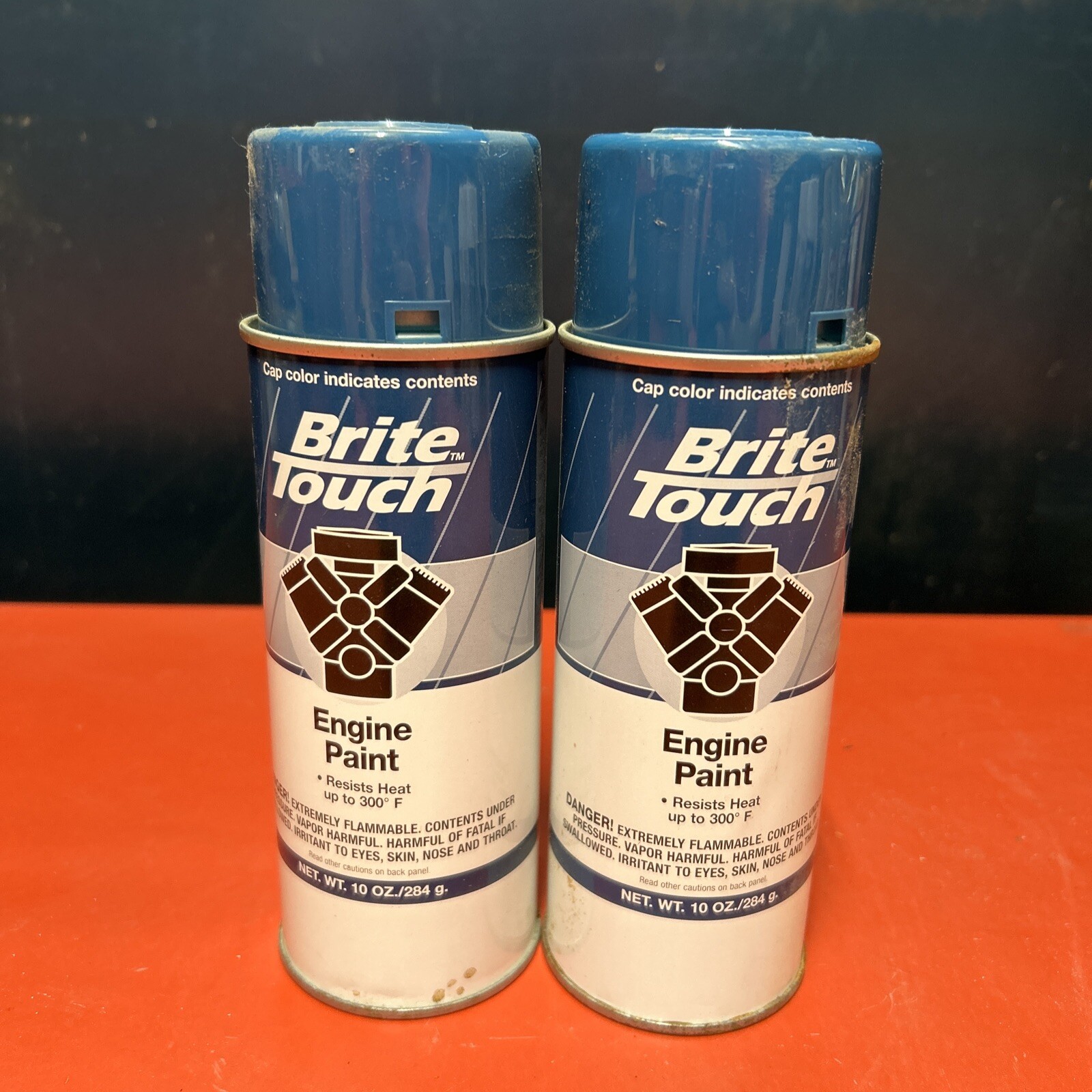 Brite Touch BT27 GM BLUE Engine Automotive Paint - 10 oz (2 Pack)