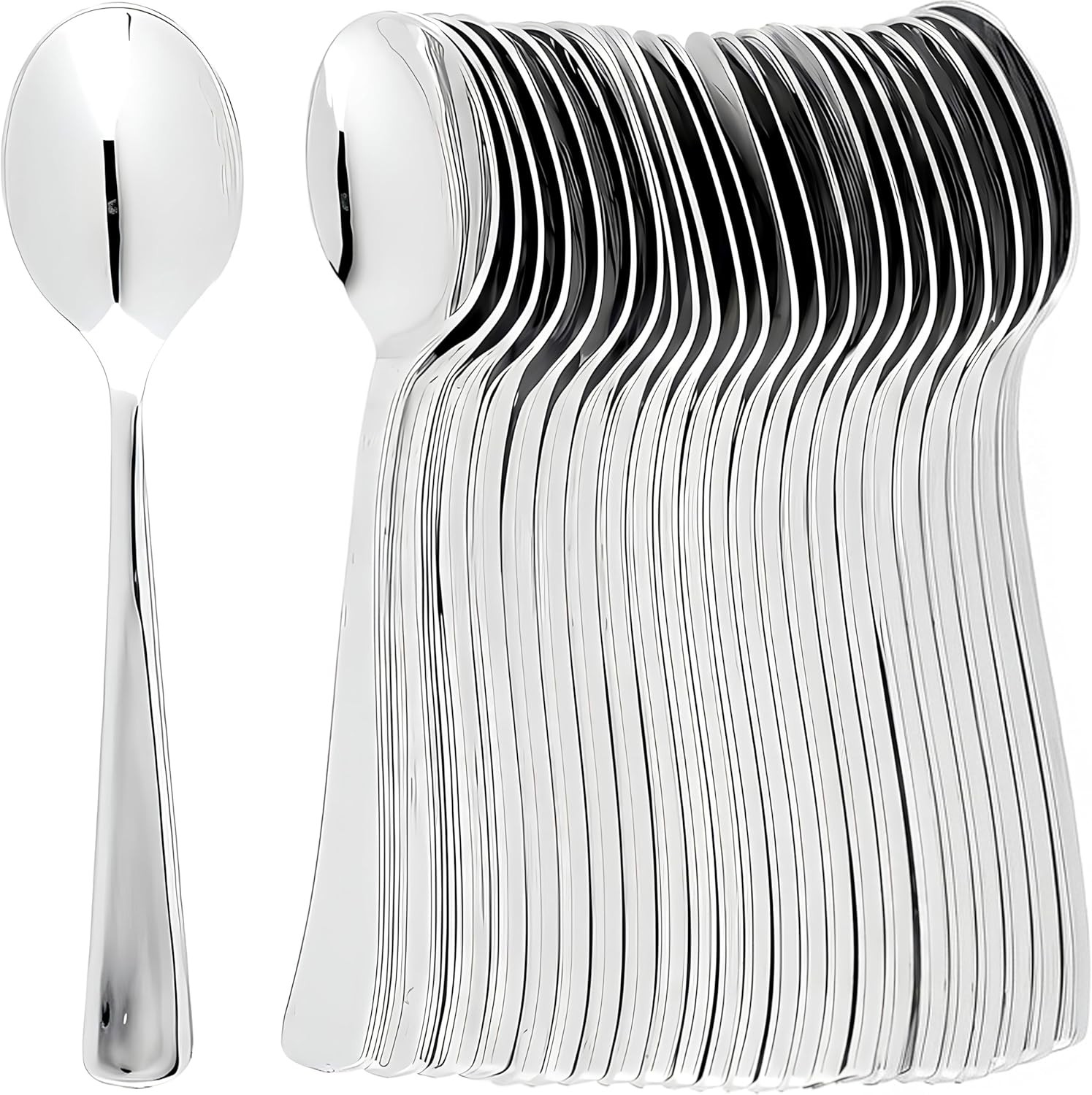Plastic Cutlery Sierware Extra Heavyweight Disposable Flatware, Full