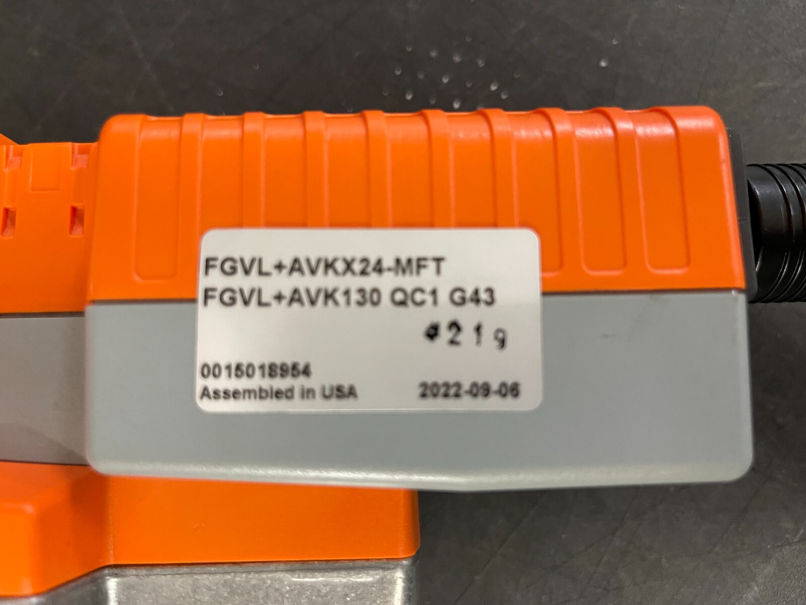 Belimo FGVL+AVKX24-MFT Programmable Valve Actuator with Fail Safe 24V