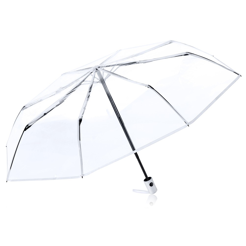 Clear Folding Auto Open Close Umbrella Portable Rain Umbrella for Outdoor Use