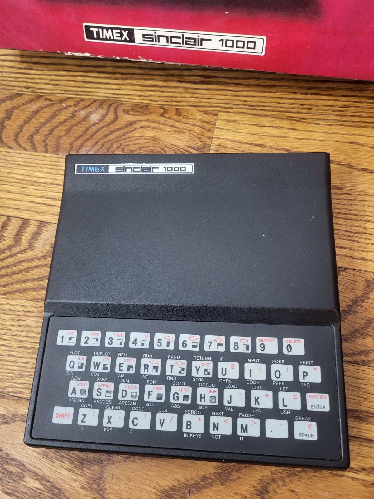 Vintage Timex Sinclair 1000 Personal Computer ONLY w/Manual + Cords UNTESTED