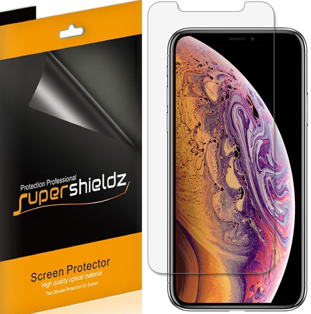 6X Supershieldz Clear Screen Protector Saver Shield for Apple iPhone X / XS