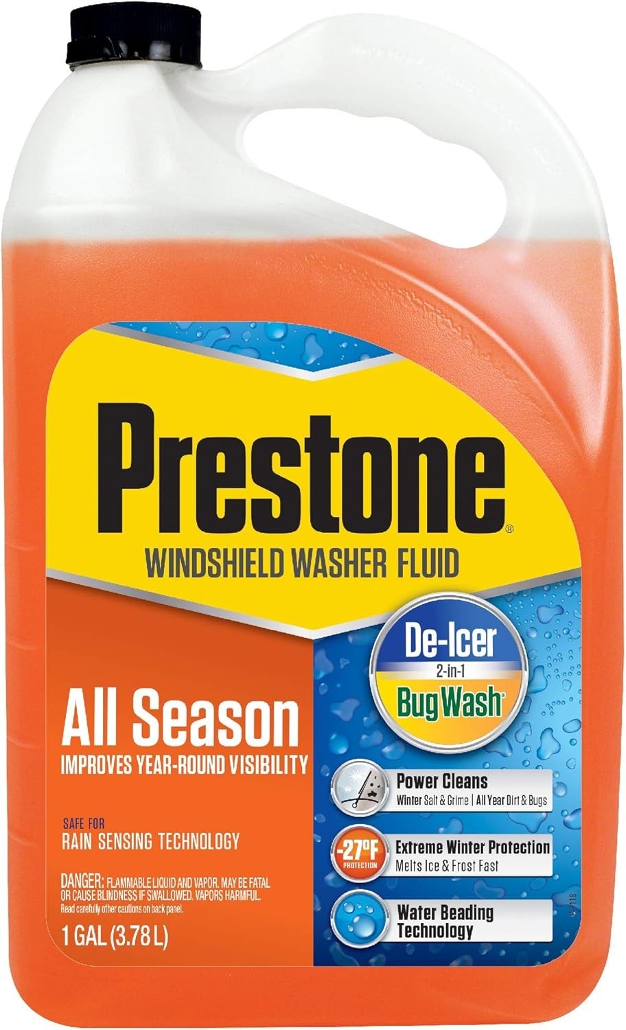 Prestone AS658 Antifreeze Coolant -27°F All Season 50/50 Ready To Use 1 Gallon