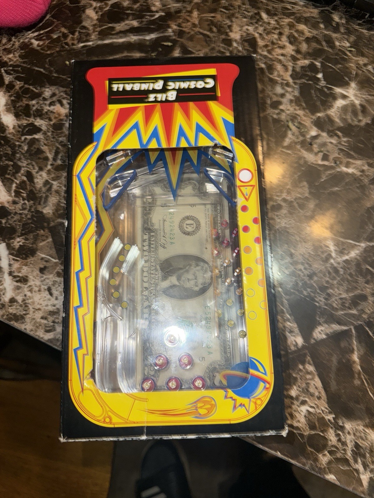 Bilz Cosmic Pinball Pocket Game w/ Cash Drawer | Complete & Working | 2007
