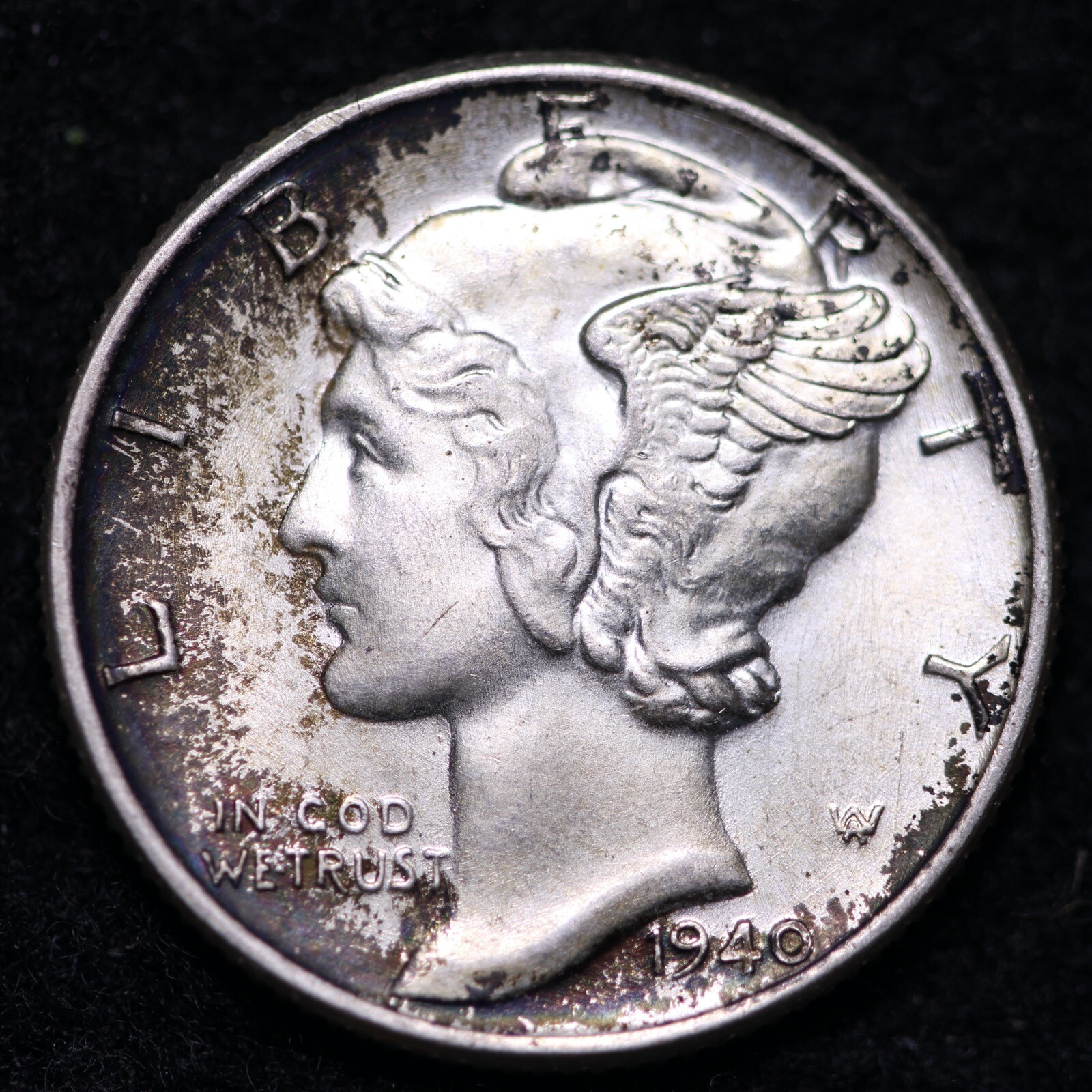 1940 Mercury Dime CHOICE BU FREE SHIPPING E522 WL