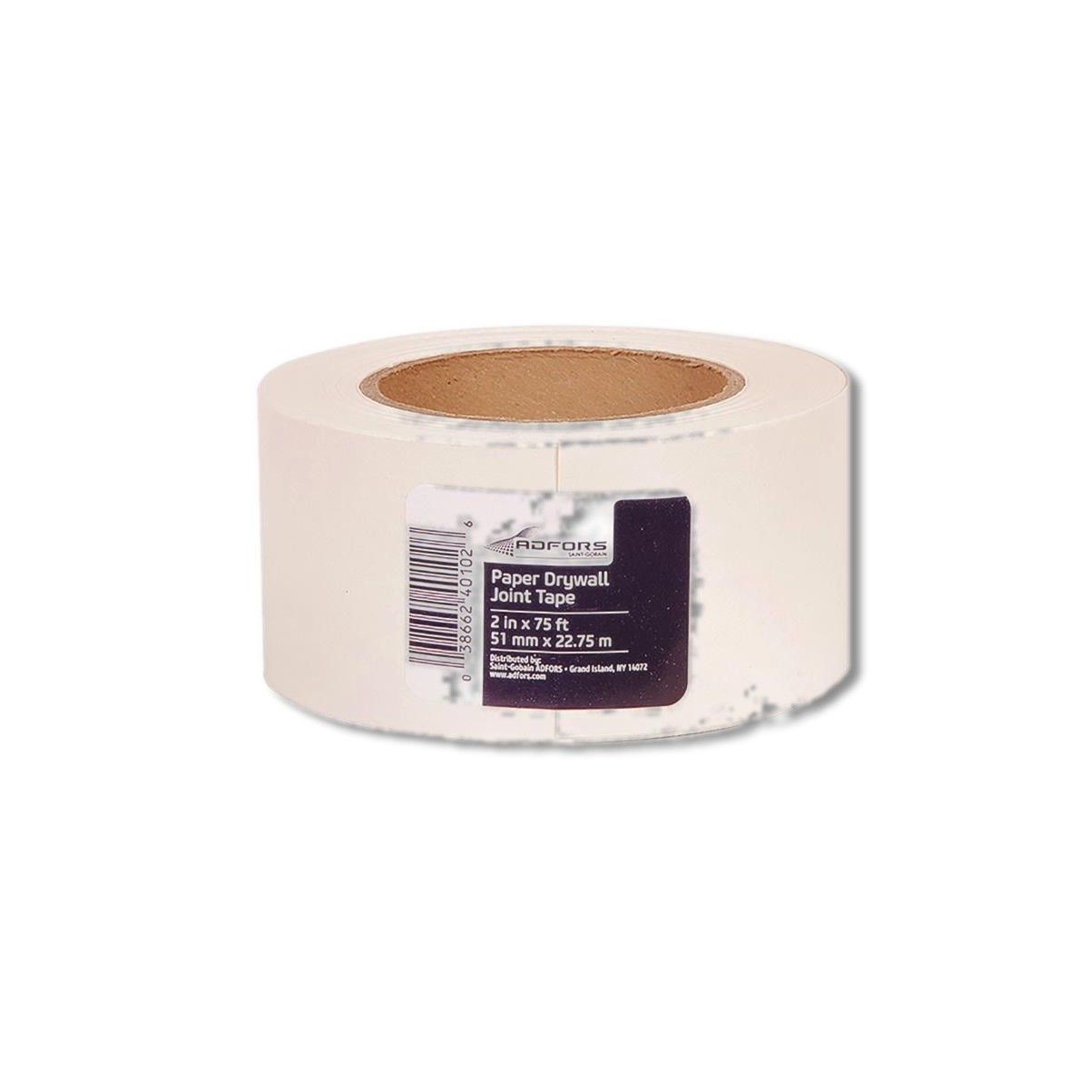 Saint-Gobain Adfors 75 ft X 2 in Paper White Drywall Joint Tape FDW6620-U