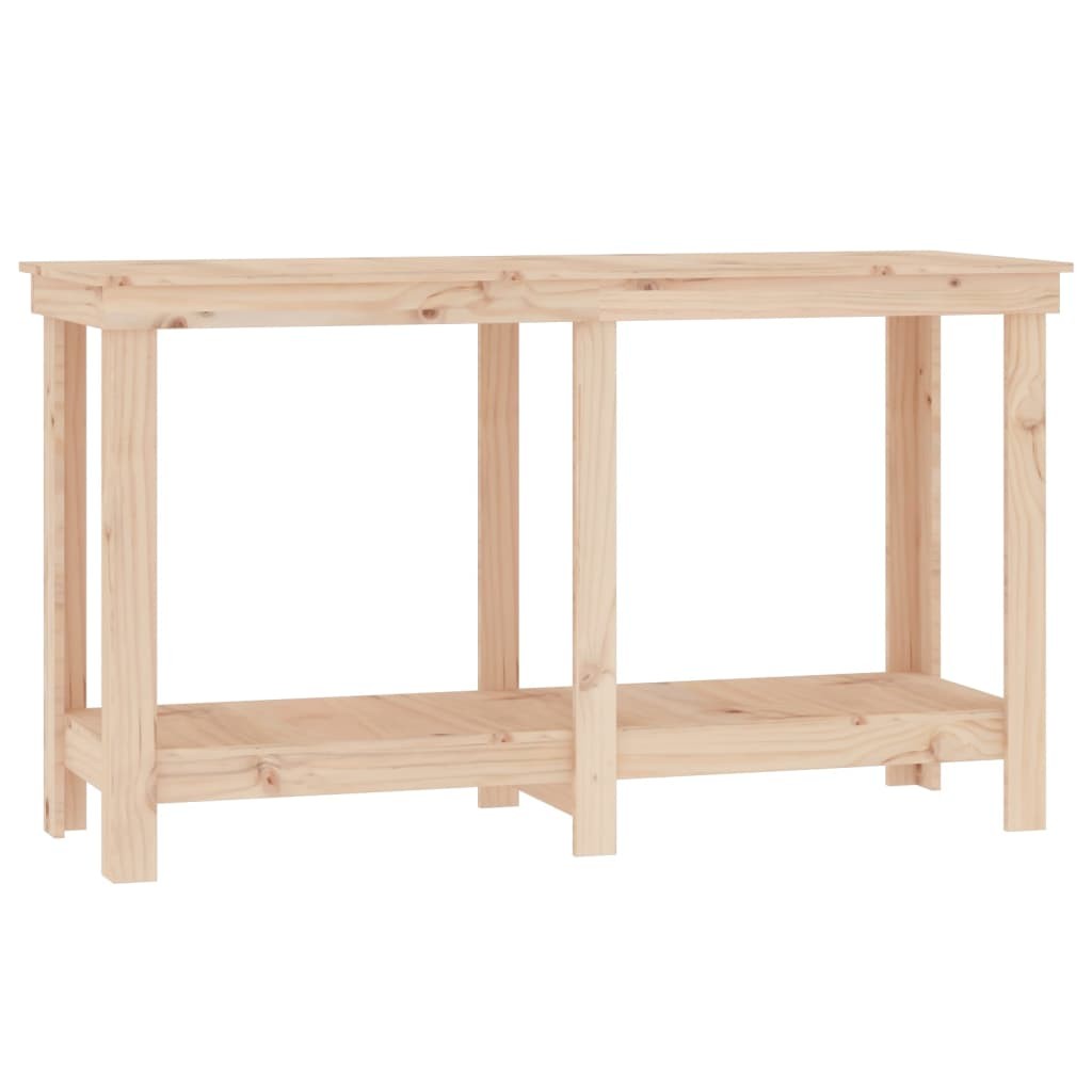 Work Bench 55.1x19.7x31.5" Solid Wood Pine vidaXL