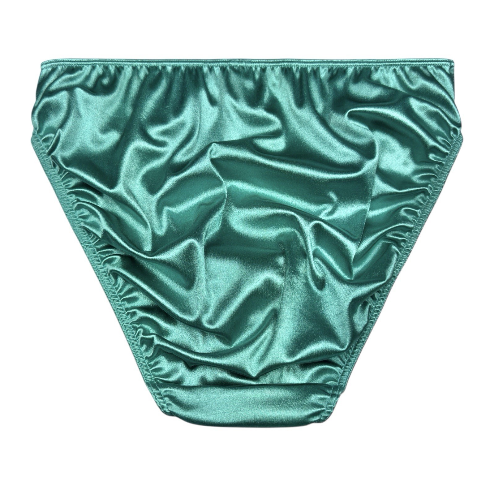 Second Skin Satin Hipster Teal L