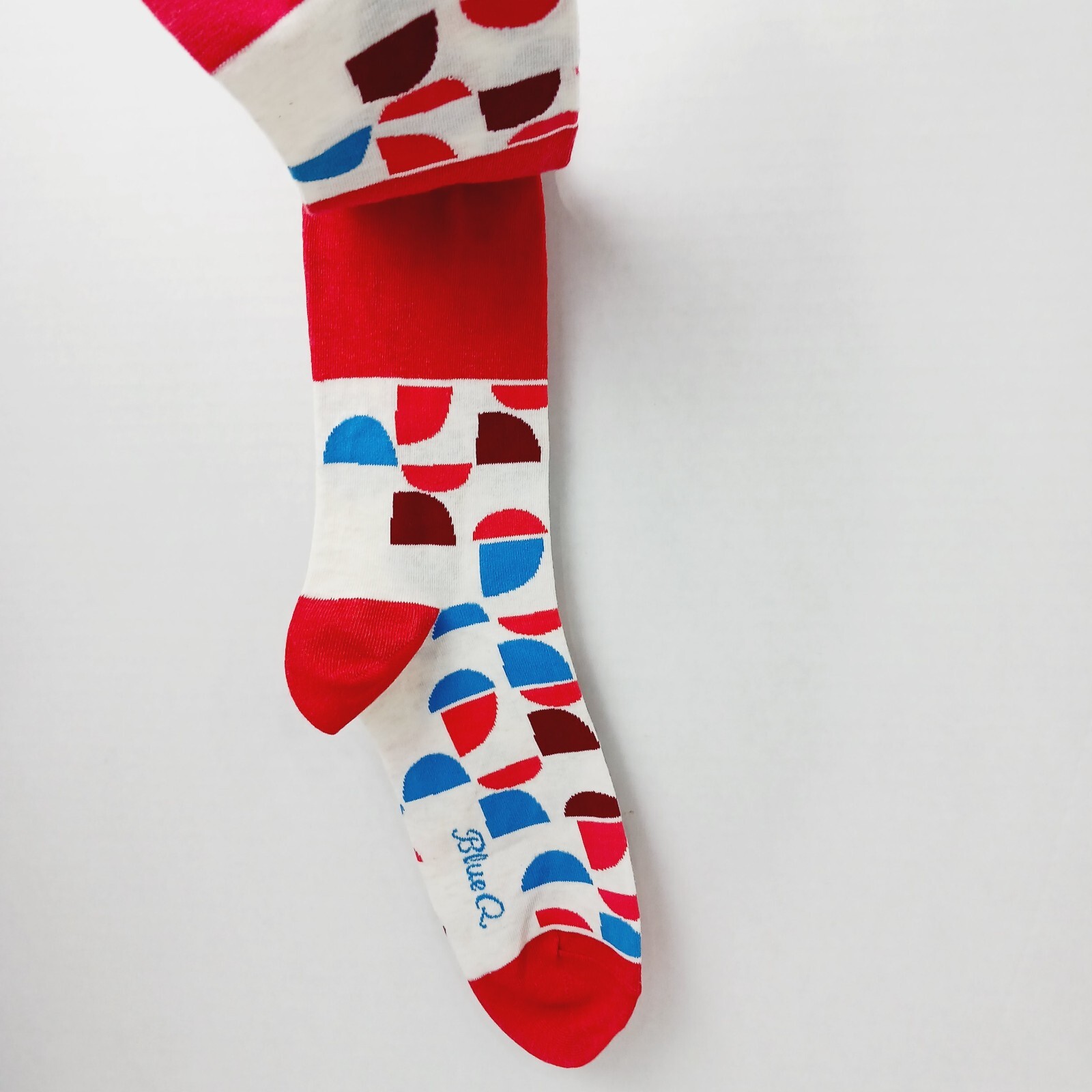 Sock Blue Q Crew Men Women Rad Dad Good Cool Exciting Grandfather Father NWT NEW