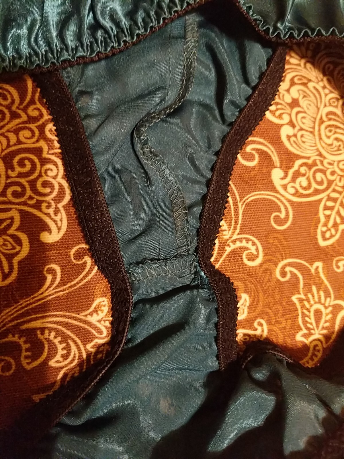 VTG Satin Bikini Panties Size Medium