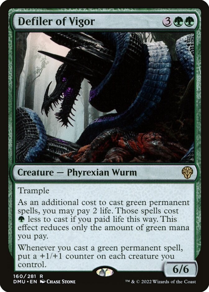 Defiler of Vigor Dominaria United DMU 160 NM