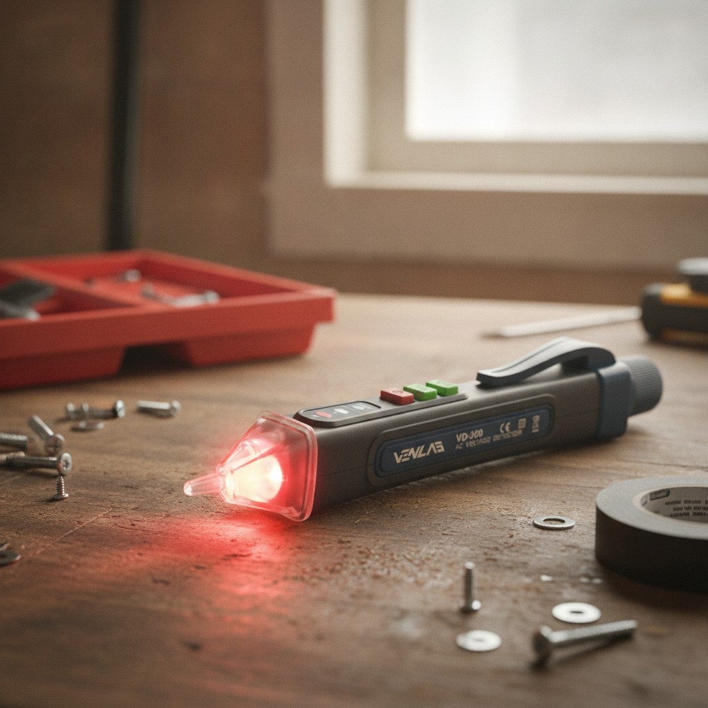 Voltage Tester, Non Contact Voltage Detector, Circuit Tester Dual Range Volta...