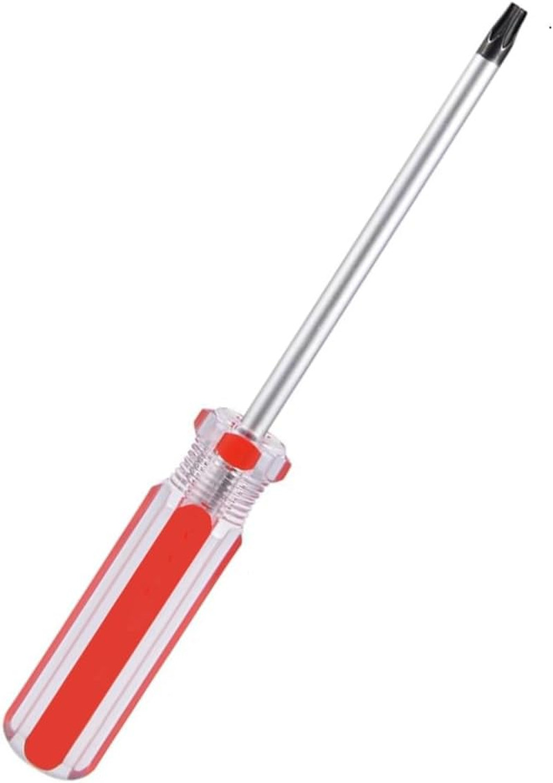 T25 Torx Security Screwdriver with Magnetic Tip Plastic Grip for Computer Repair