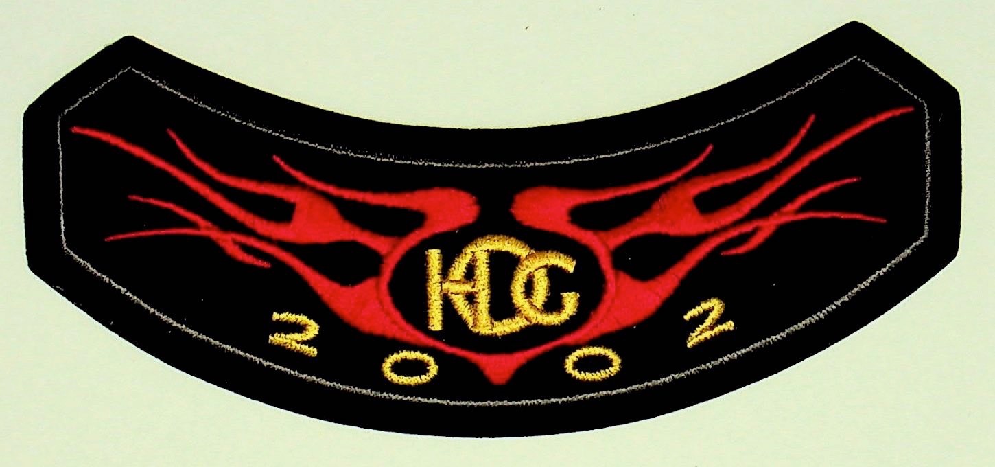 Five Collectable Harley Davidson Hog Patches -KK-56