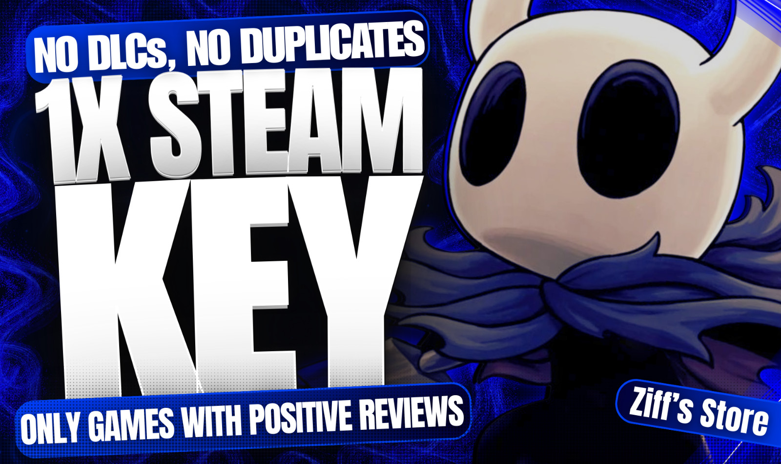 1x High‑Quality Random Steam Key – Positive Steam Reviews – Multiple Tiers