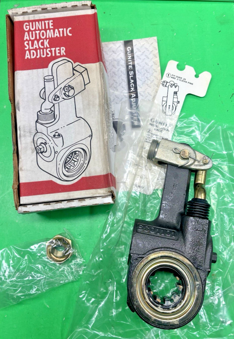 NEW GUNITE AS1133 AUTOMATIC SLACK ADJUSTER 10 SPLINES AS 1133🛑FREE SHIPPING🛑