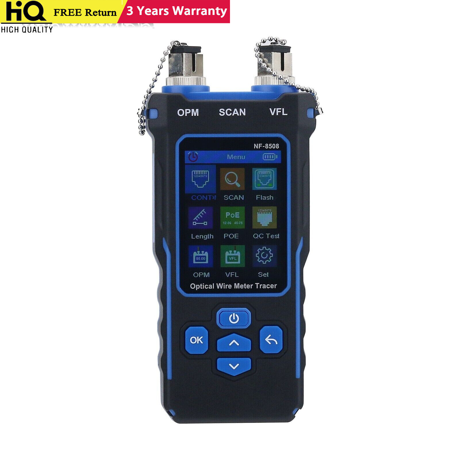 NF-8508 Wire Tracker Multi-function Optical Wire Meter Network Line Finder New