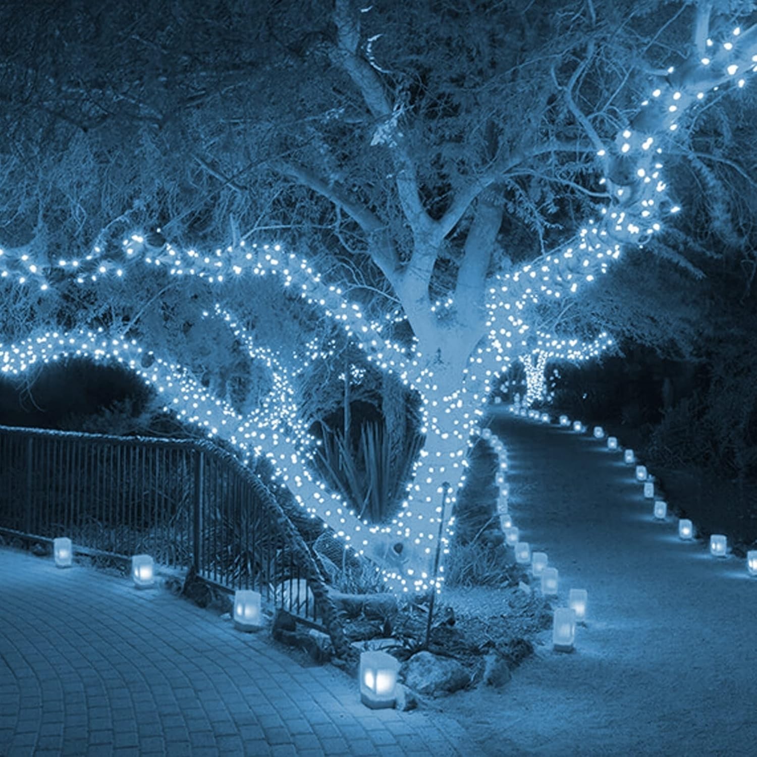 Versatile 300 LED Connectable String Lights - Perfect for Indoor & Outdoor Décor