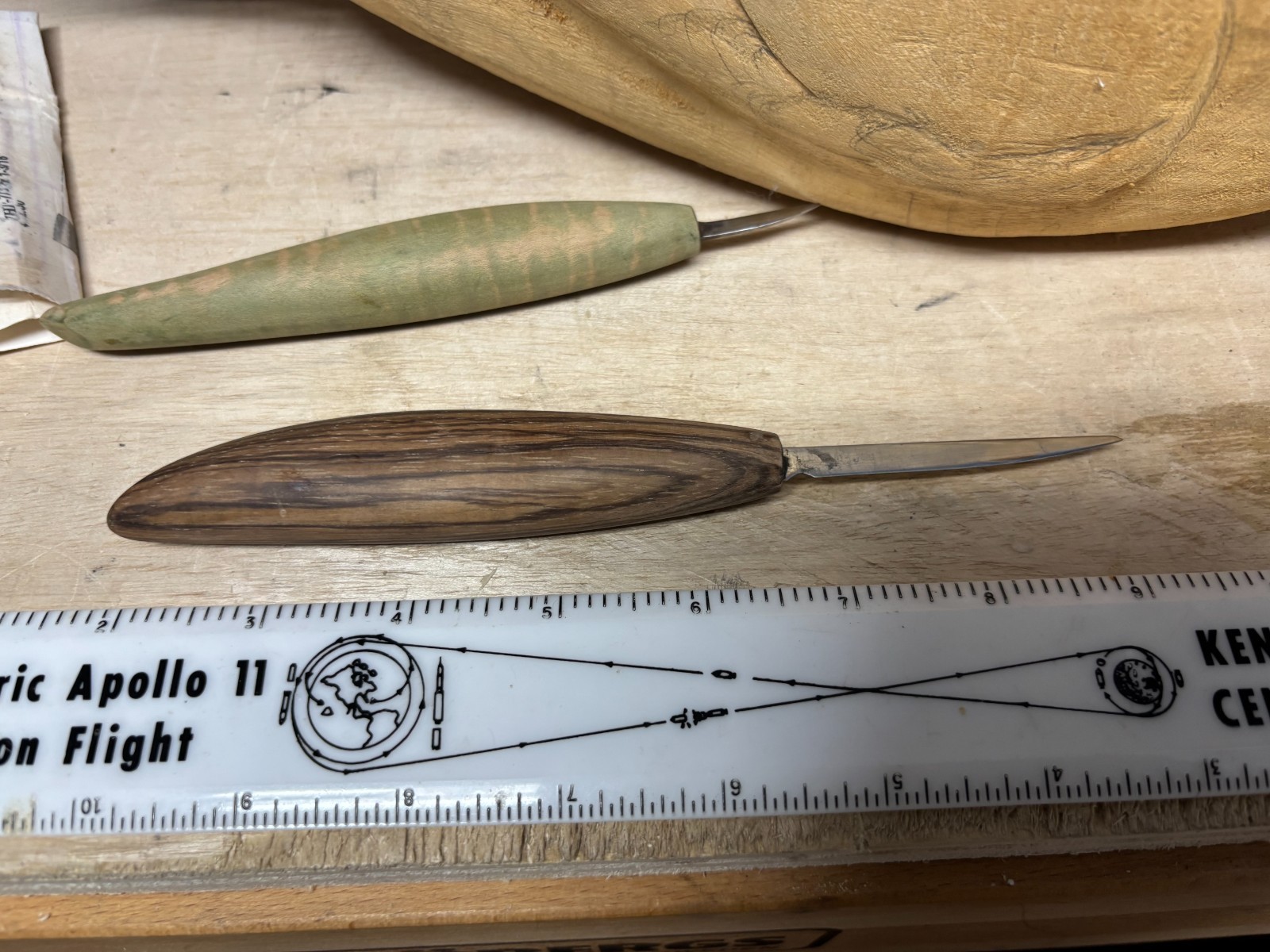 2 WoodCarving Knives Made By John Dunkle
