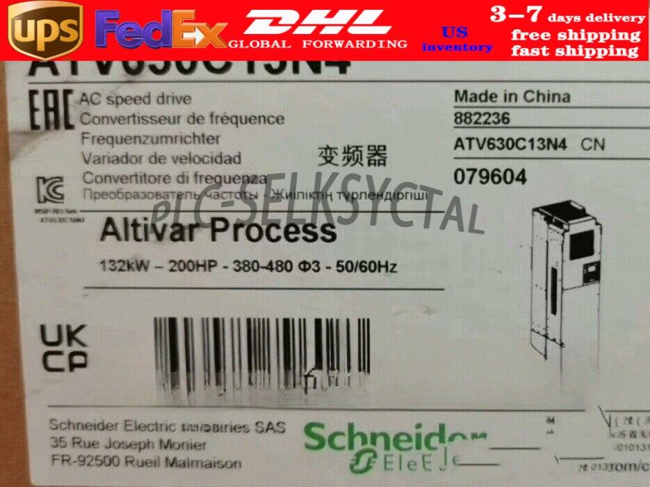 New Genuine New In Box Schneider ATV630C13N4 132KW ATV630C13N4 Free Shipping