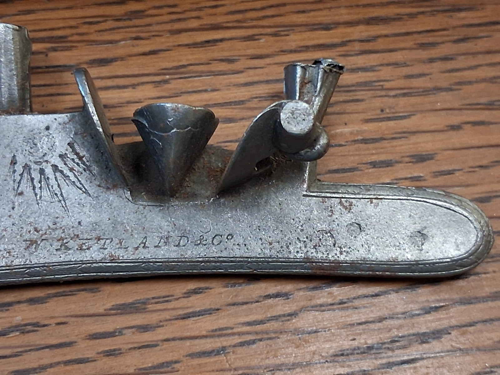 W. Ketland & Co flintlock lock plate casting 4 3/16"